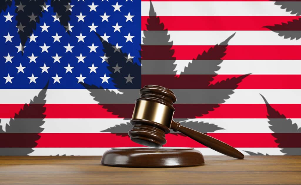 CourtGavelInFrontOfNationalFlagOfTheUsa | GroupOne Services
